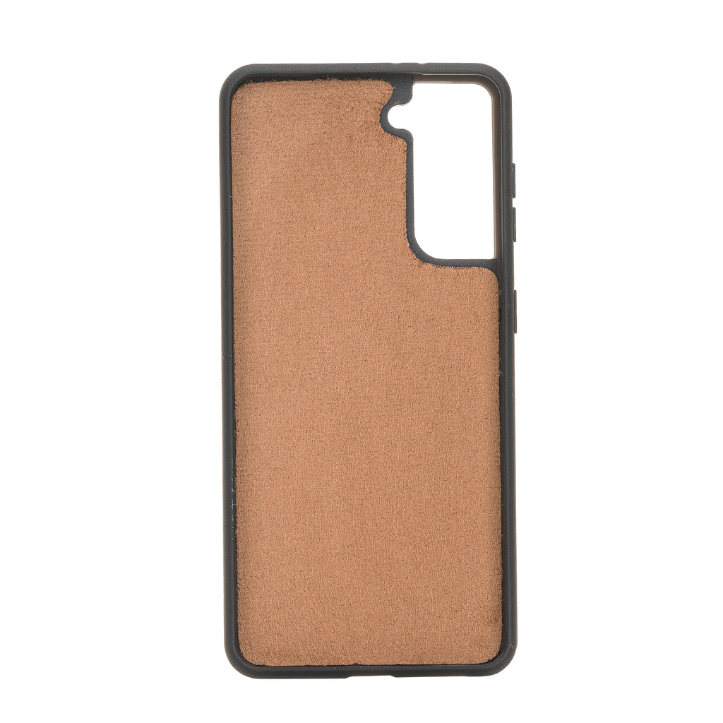 Samsung Galaxy S21 Brown Leather 2-in-1 Wallet Case with Card Holder - Hardiston - 6