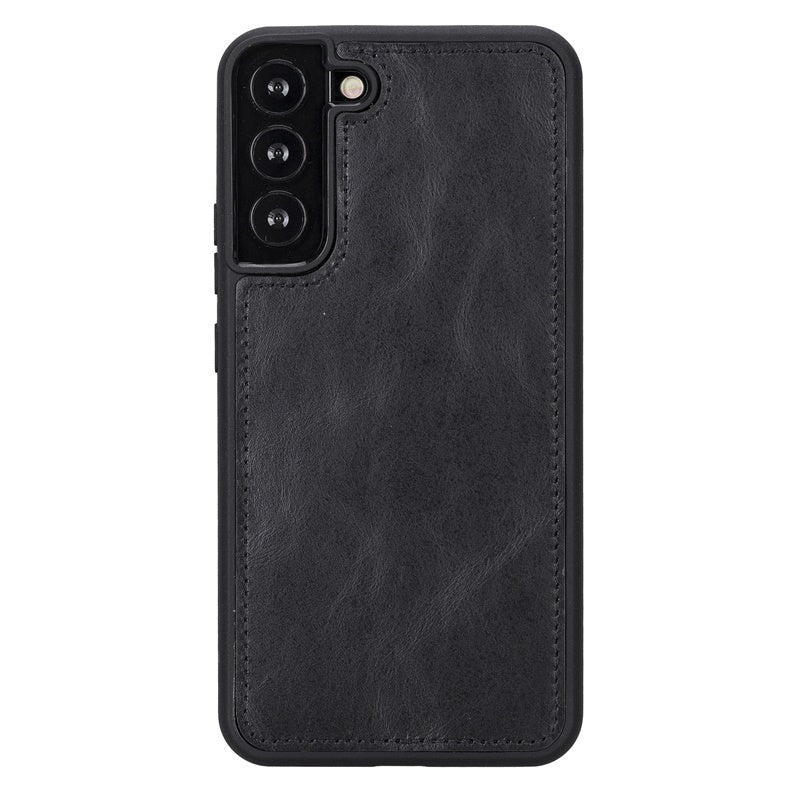 Samsung Galaxy S22+ Black Leather 2-in-1 Wallet Case with Card Holder - Hardiston - 5