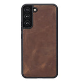 Samsung Galaxy S22+ Brown Leather 2-in-1 Wallet Case with Card Holder - Hardiston - 5