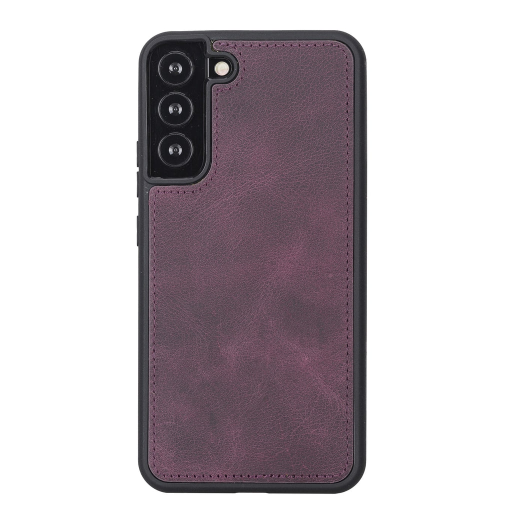 Samsung Galaxy S22+ Purple Leather 2-in-1 Wallet Case with Card Holder - Hardiston - 5