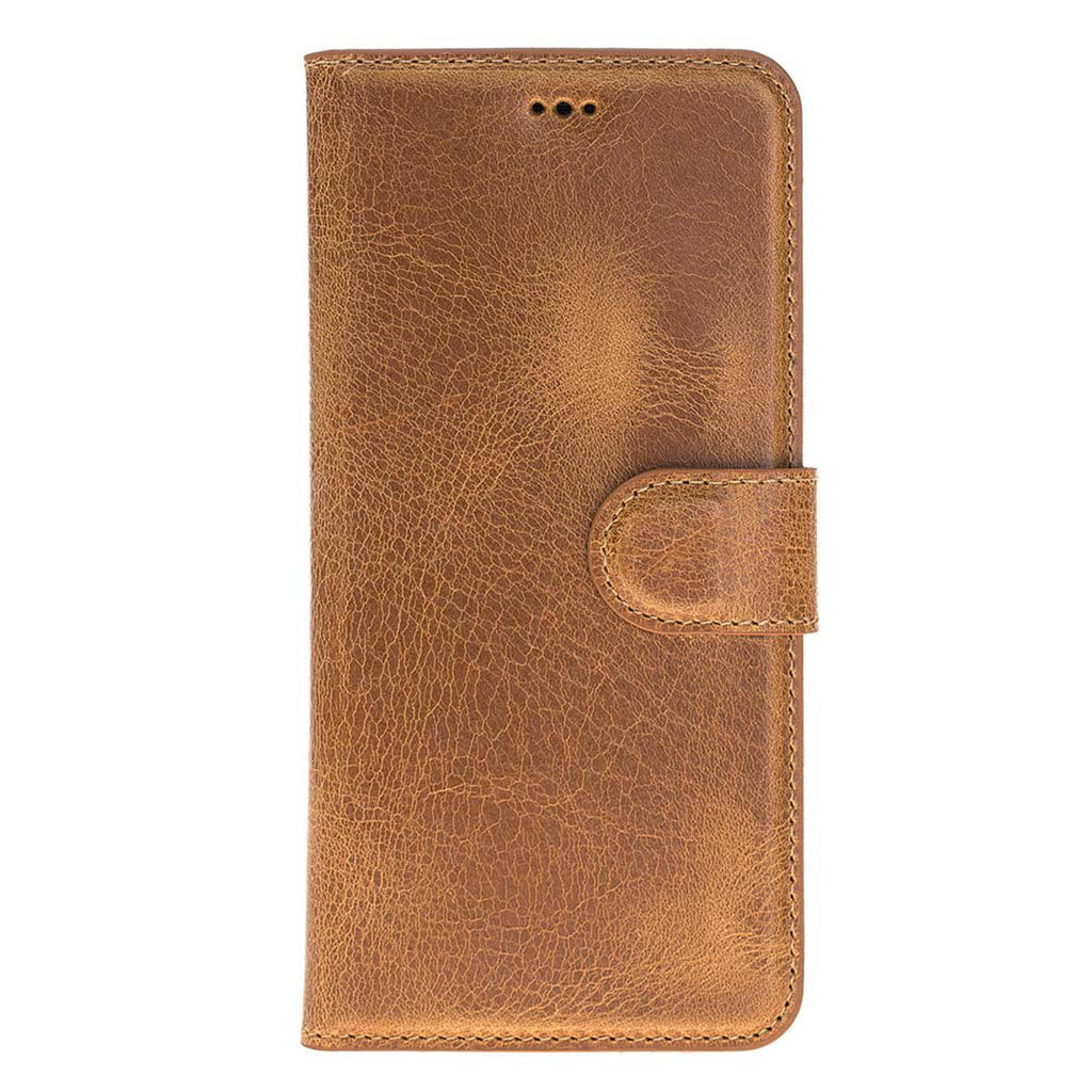 Samsung Galaxy S8 Amber Leather 2-in-1 Wallet Case with Card Holder - Hardiston - 4