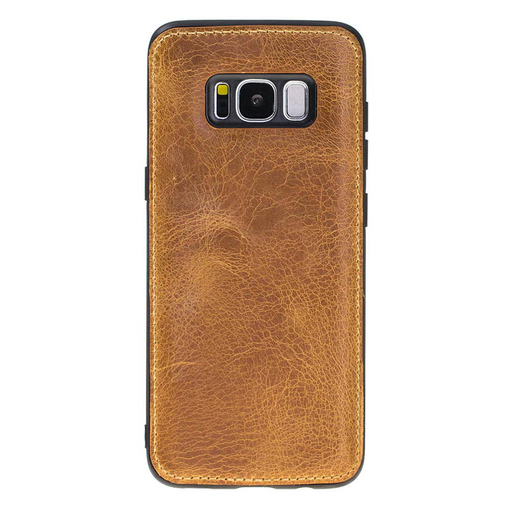 Samsung Galaxy S8 Amber Leather 2-in-1 Wallet Case with Card Holder - Hardiston - 6