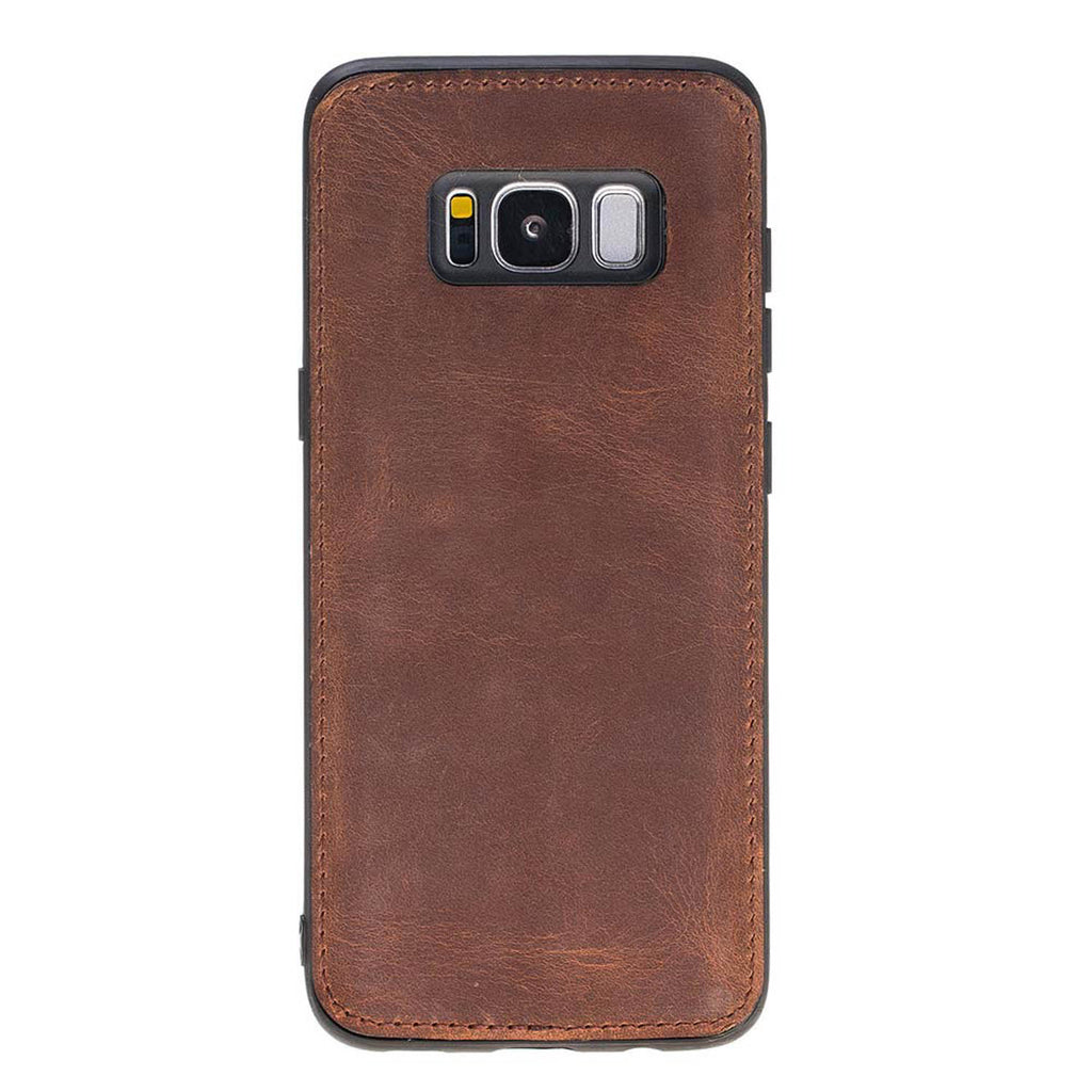 Samsung Galaxy S8 Brown Leather 2-in-1 Wallet Case with Card Holder - Hardiston - 6