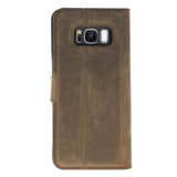 Samsung Galaxy S8 Camel Leather Detachable Dual 2-in-1 Wallet Case with Card Holder - Hardiston - 6