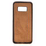 Samsung Galaxy S8 Camel Leather Snap-On Case with Card Holder - Hardiston - 3