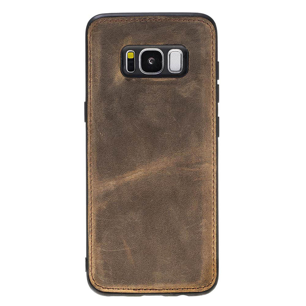 Samsung Galaxy S8 Camel Leather 2-in-1 Wallet Case with Card Holder - Hardiston - 6