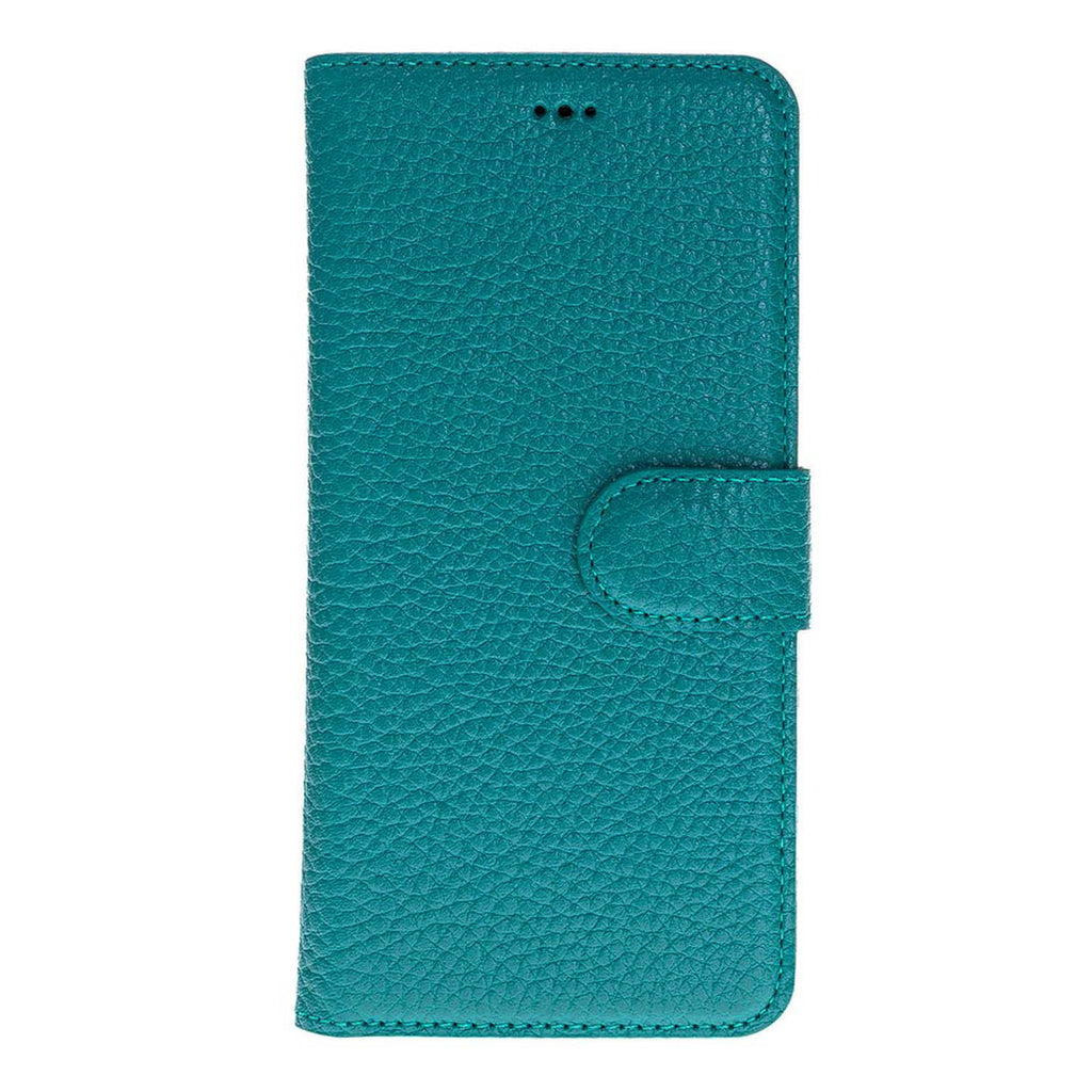 Samsung Galaxy S8 Green Leather 2-in-1 Wallet Case with Card Holder - Hardiston - 4