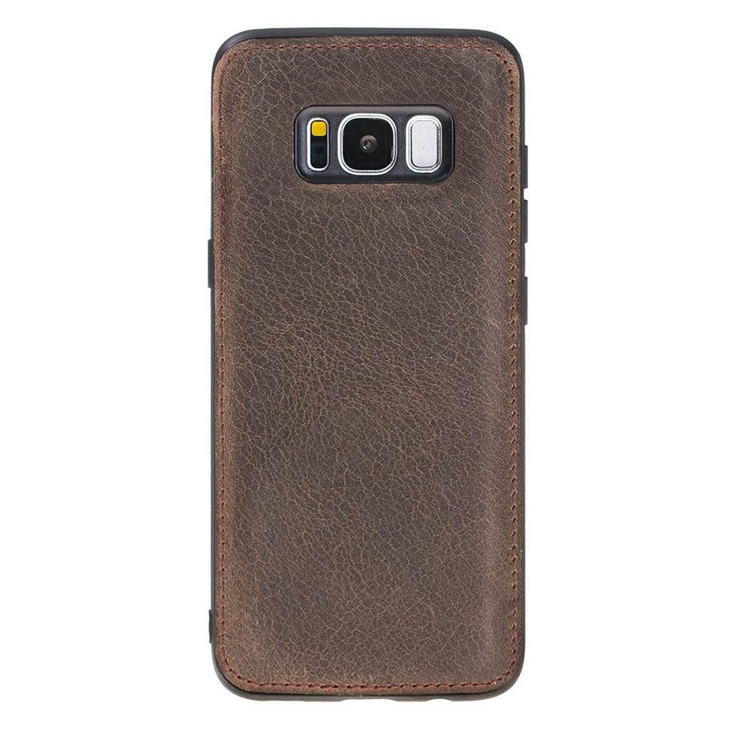 Samsung Galaxy S8 Mocha Leather 2-in-1 Wallet Case with Card Holder - Hardiston - 6
