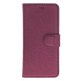 Samsung Galaxy S8 Pink Leather 2-in-1 Wallet Case with Card Holder - Hardiston - 4