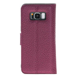 Samsung Galaxy S8 Pink Leather 2-in-1 Wallet Case with Card Holder - Hardiston - 5