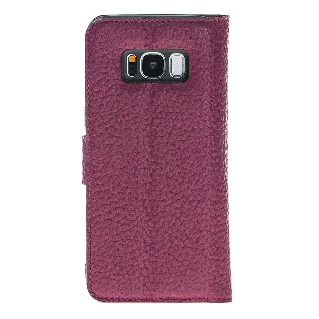 Samsung Galaxy S8 Pink Leather 2-in-1 Wallet Case with Card Holder - Hardiston - 5