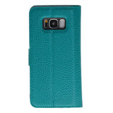 Samsung Galaxy S8+ Green Leather 2-in-1 Wallet Case with Card Holder - Hardiston - 5