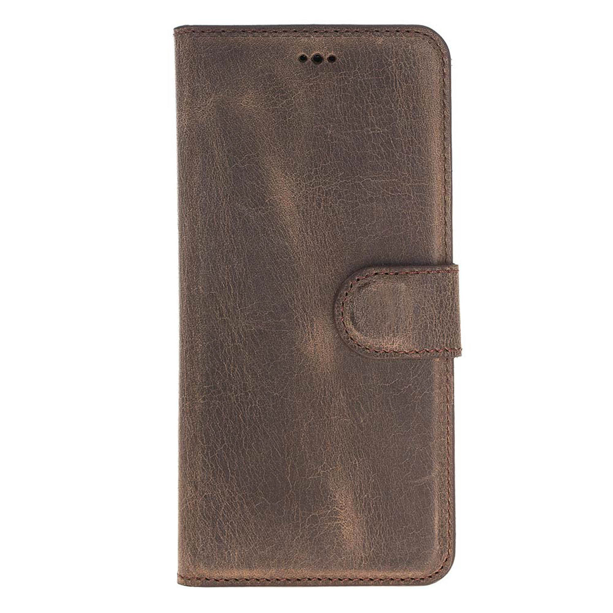 Samsung Galaxy S8+ Mocha Leather 2-in-1 Wallet Case with Card Holder - Hardiston - 4