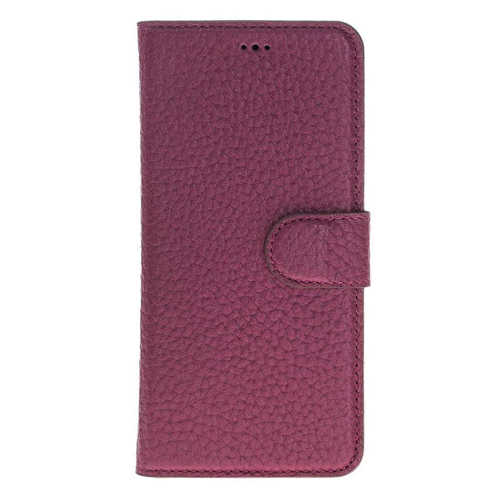 Samsung Galaxy S8+ Pink Leather 2-in-1 Wallet Case with Card Holder - Hardiston - 4