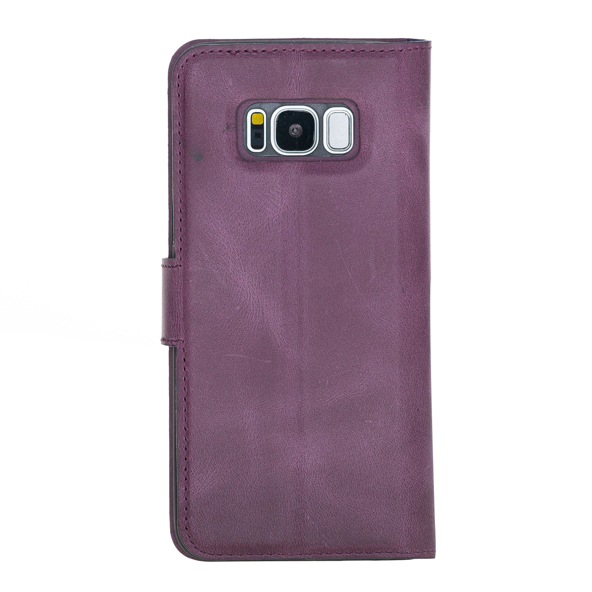 Samsung Galaxy S8+ Purple Leather 2-in-1 Wallet Case with Card Holder - Hardiston - 5