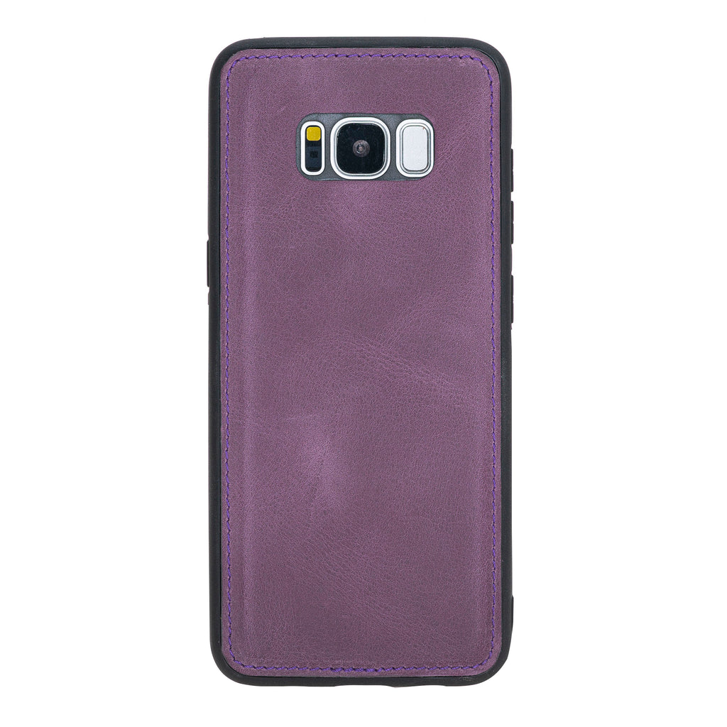 Samsung Galaxy S8+ Purple Leather 2-in-1 Wallet Case with Card Holder - Hardiston - 6