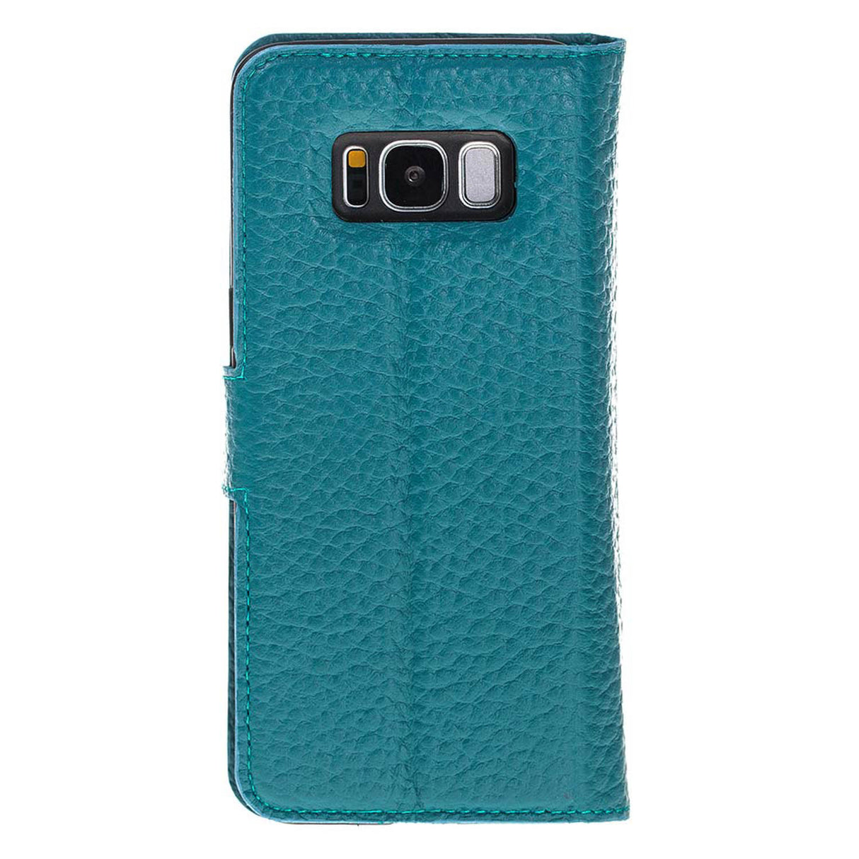 Samsung Galaxy S8+ Turquoise Leather 2-in-1 Wallet Case with Card Holder - Hardiston - 5