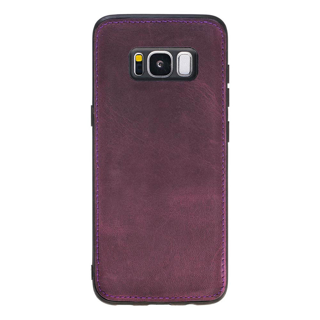 Samsung Galaxy S8 Purple Leather 2-in-1 Wallet Case with Card Holder - Hardiston - 6