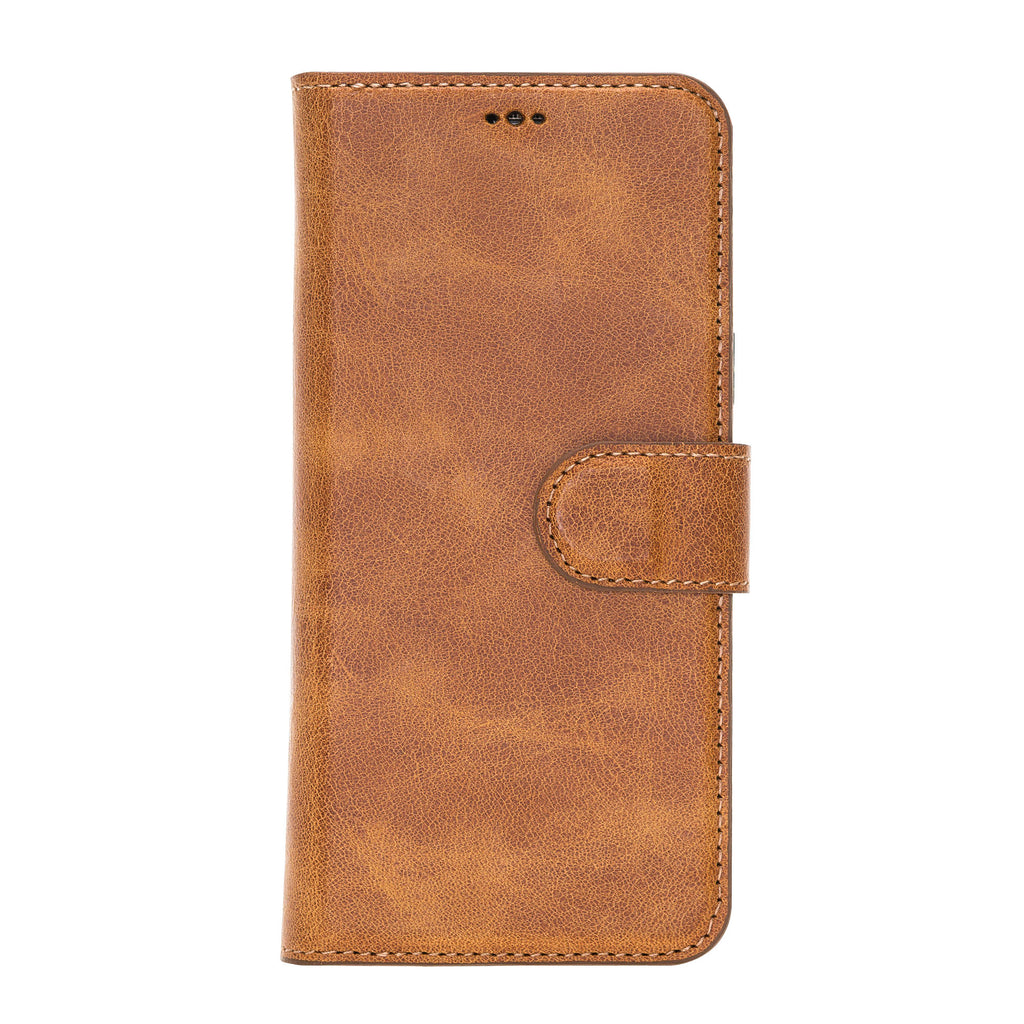 Samsung Galaxy S9 Amber Leather 2-in-1 Wallet Case with Card Holder - Hardiston - 4