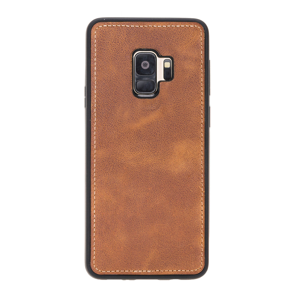 Samsung Galaxy S9 Amber Leather 2-in-1 Wallet Case with Card Holder - Hardiston - 6
