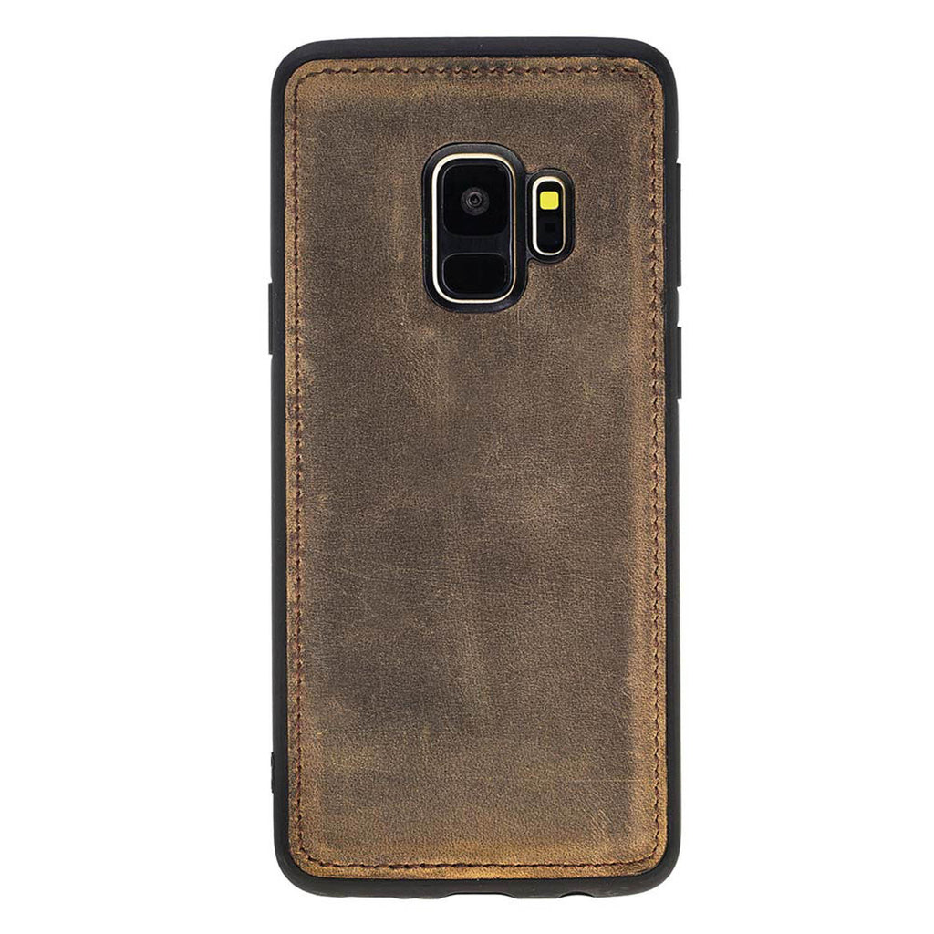 Samsung Galaxy S9 Camel Leather 2-in-1 Wallet Case with Card Holder - Hardiston - 6