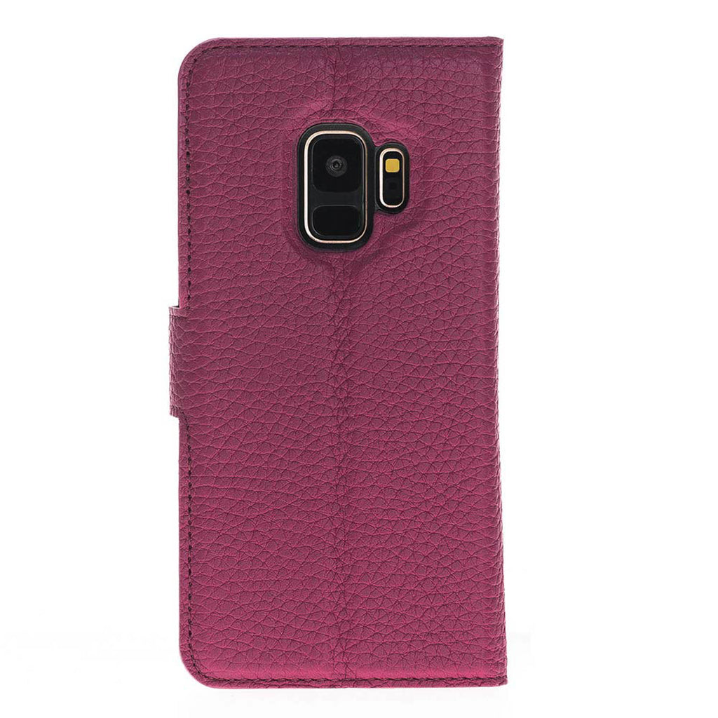 Samsung Galaxy S9 Pink Leather 2-in-1 Wallet Case with Card Holder - Hardiston - 5