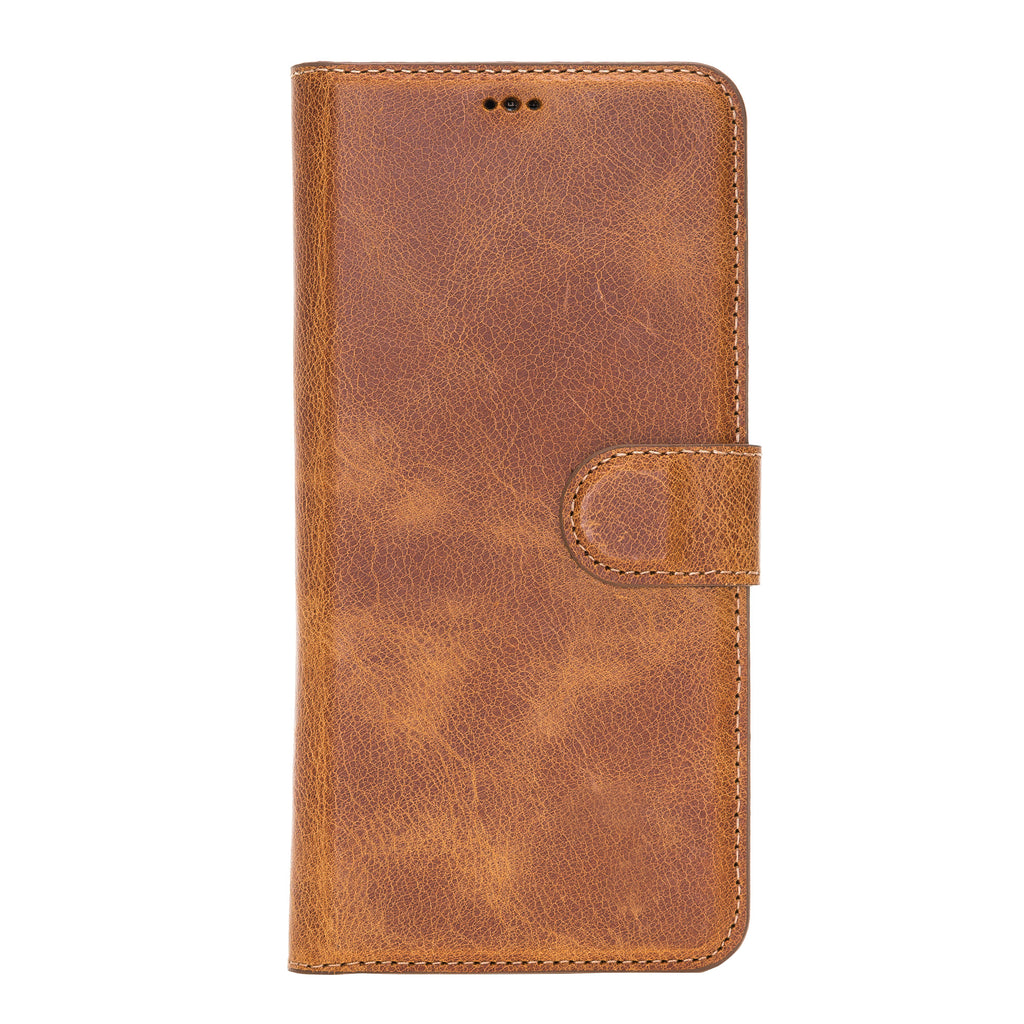 Samsung Galaxy S9+ Amber Leather 2-in-1 Wallet Case with Card Holder - Hardiston - 3
