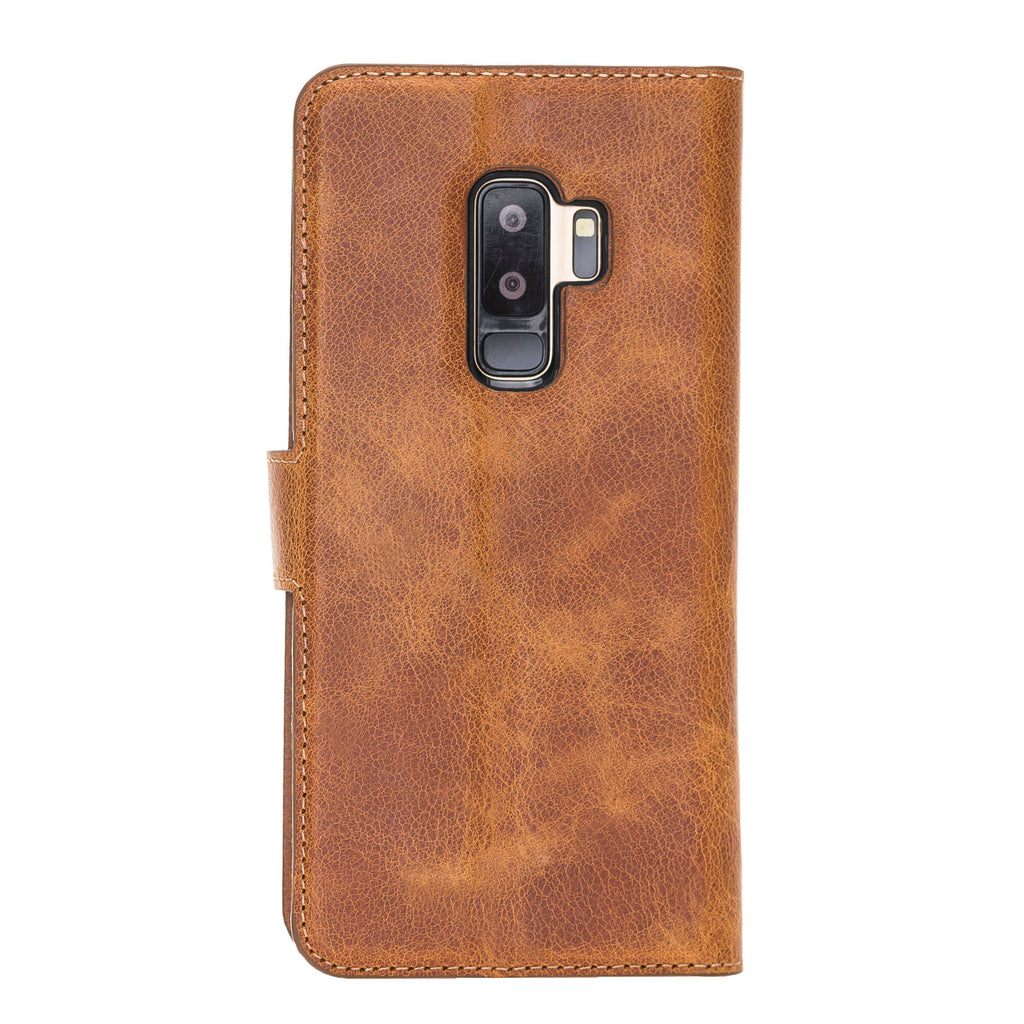Samsung Galaxy S9+ Amber Leather 2-in-1 Wallet Case with Card Holder - Hardiston - 4