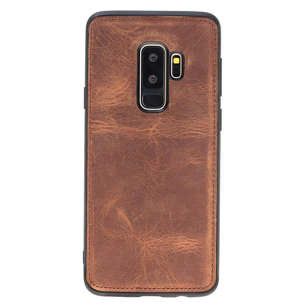 Samsung Galaxy S9+ Brown Leather 2-in-1 Wallet Case with Card Holder - Hardiston - 6