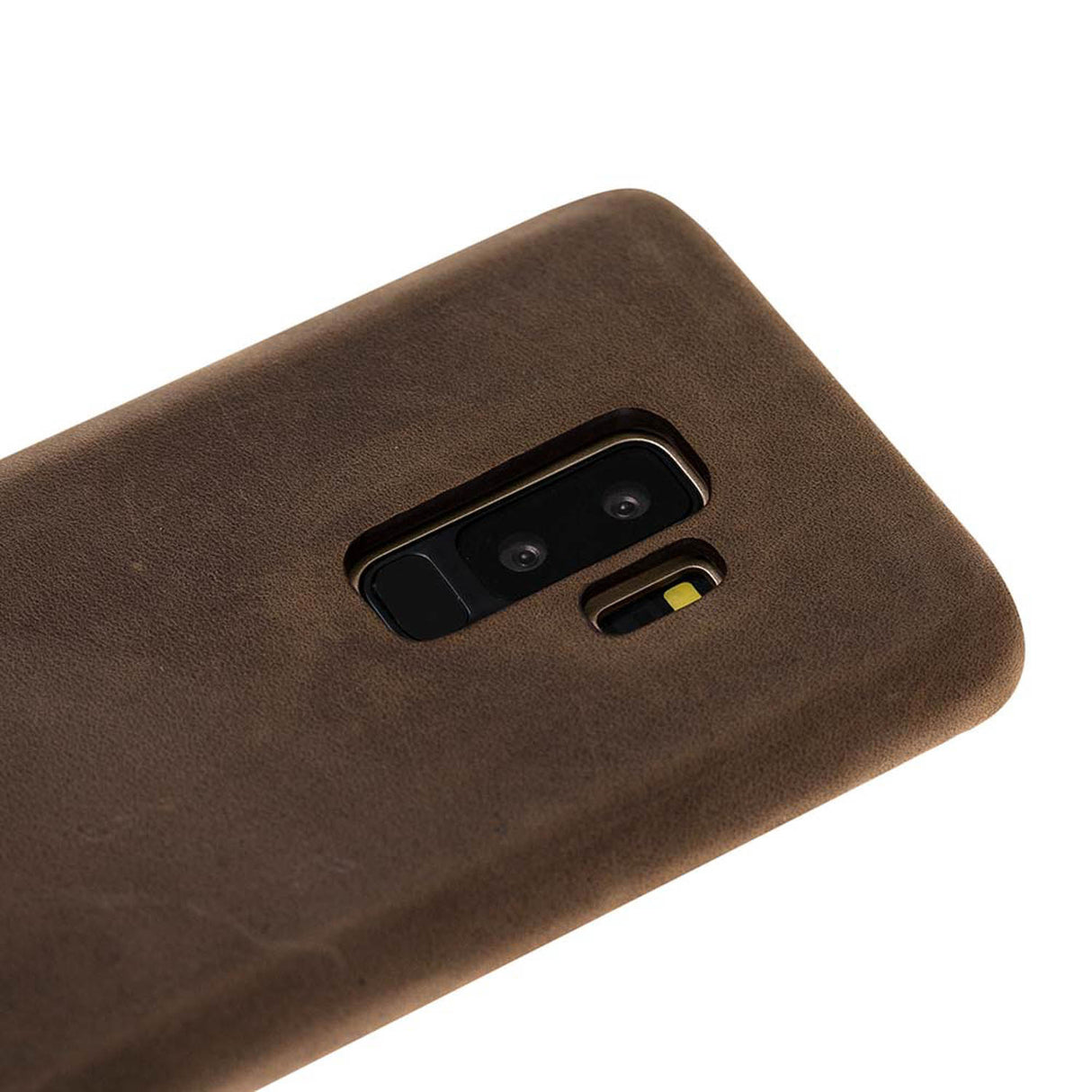 Samsung Galaxy S9+ Camel Leather Snap-On Case - Hardiston - 4