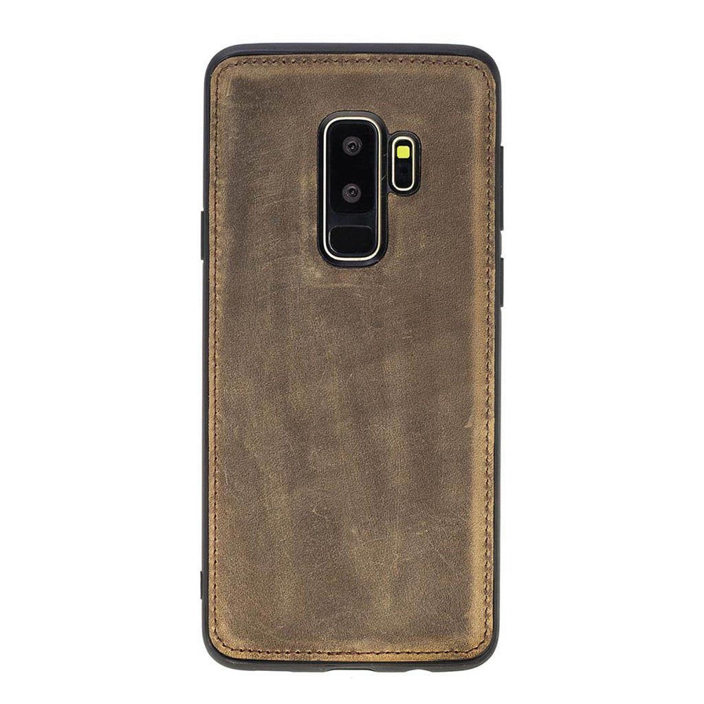 Samsung Galaxy S9+ Camel Leather 2-in-1 Wallet Case with Card Holder - Hardiston - 6