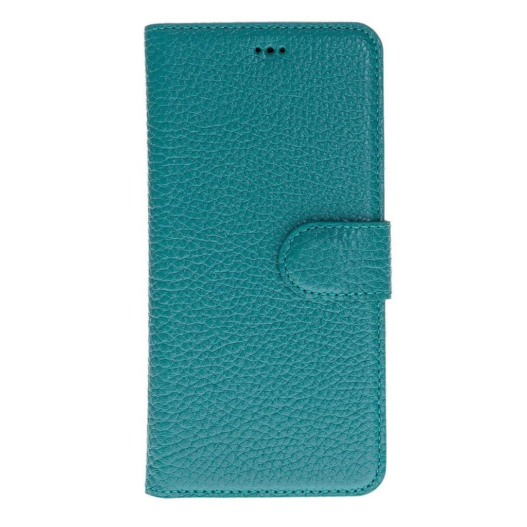 Samsung Galaxy S9+ Green Leather 2-in-1 Wallet Case with Card Holder - Hardiston - 4
