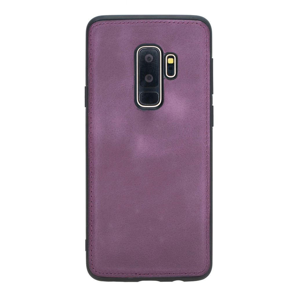 Samsung Galaxy S9+ Purple Leather 2-in-1 Wallet Case with Card Holder - Hardiston - 6