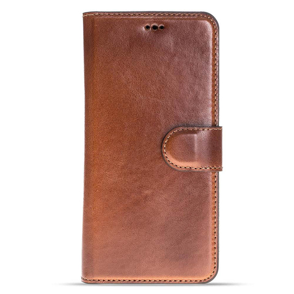 Samsung Galaxy S9+ Russet Leather 2-in-1 Wallet Case with Card Holder - Hardiston - 4