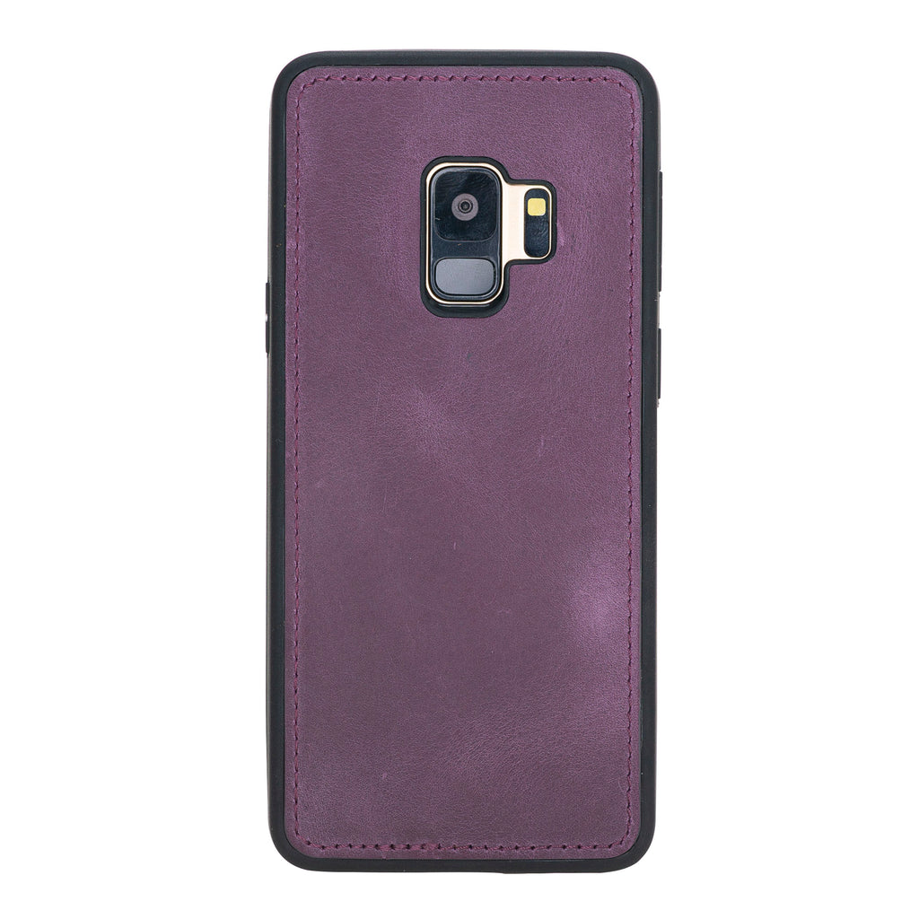 Samsung Galaxy S9 Purple Leather 2-in-1 Wallet Case with Card Holder - Hardiston - 6