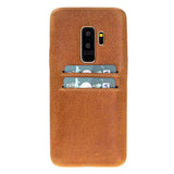 Samsung Galaxy S9+ Amber Leather Snap-On Case with Card Holder - Hardiston - 1