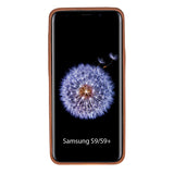 Samsung Galaxy S9+ Cinnamon Leather Snap-On Case with Card Holder - Hardiston - 2