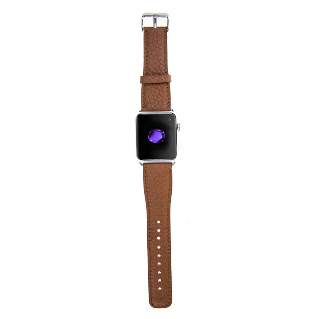 Tan Leather Apple Watch Band or Strap 38mm, 40mm, 42mm, 44mm for All Series - Venito - Leather - 6