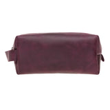Leather Make-up & Accessories Bag