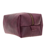 Leather Make-up & Accessories Bag
