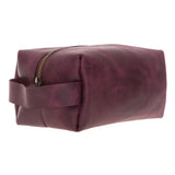 Leather Make-up & Accessories Bag