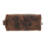 Leather Make-up & Accessories Bag