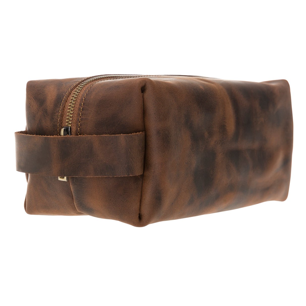 Leather Make-up & Accessories Bag