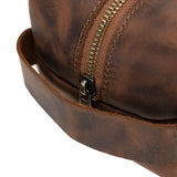 Leather Make-up & Accessories Bag