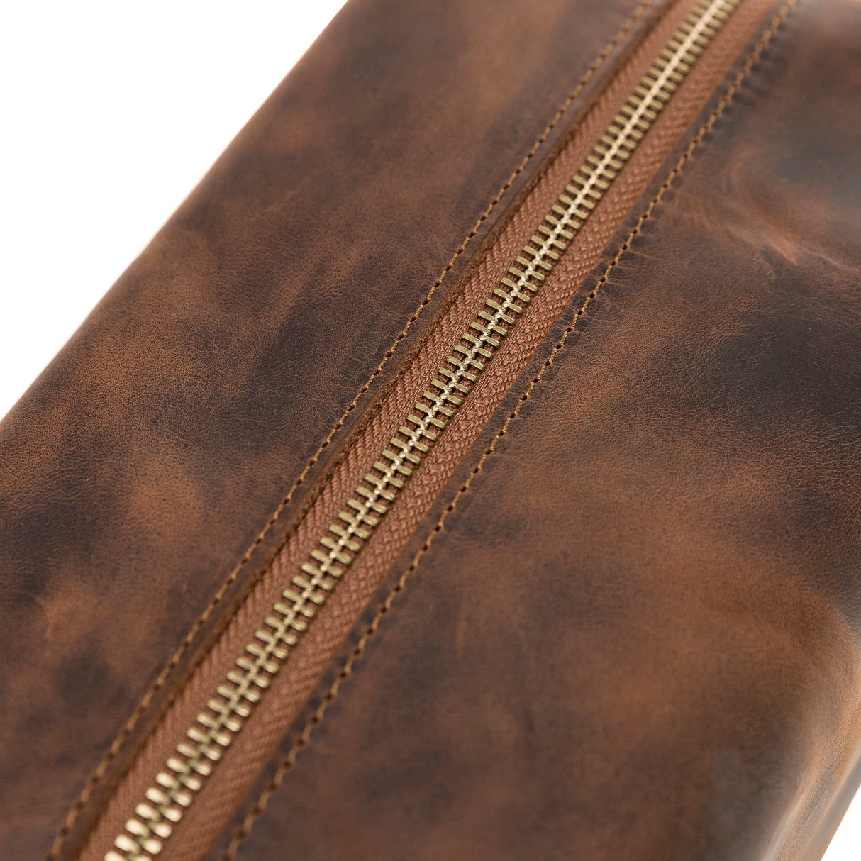 Leather Make-up & Accessories Bag