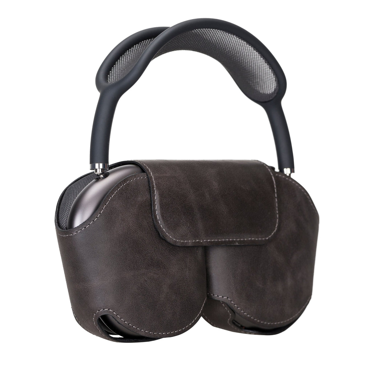 Airpods Max Black Leather Case by Hardiston - premium AirPods Cases