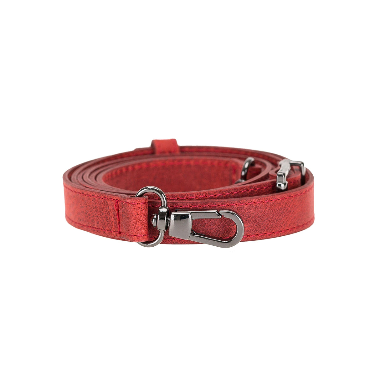 Cross - body Strap Leather Wristlet with Metal Clip by Hardiston - premium Crossbody Straps