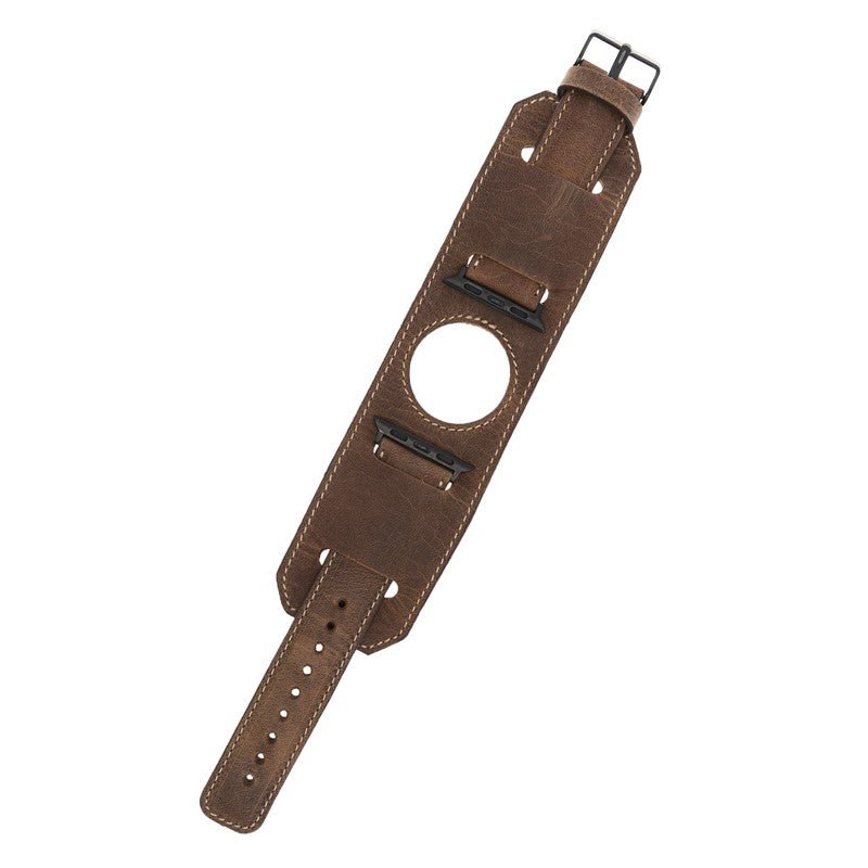 Cuff Leather Band for Apple Watch by Hardiston - premium Watch Bands - Apple