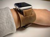 Cuff Leather Band for Apple Watch by Hardiston - premium Watch Bands - Apple
