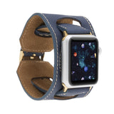 Cuff Leather Band for Apple Watch by Hardiston - premium Watch Bands - Apple